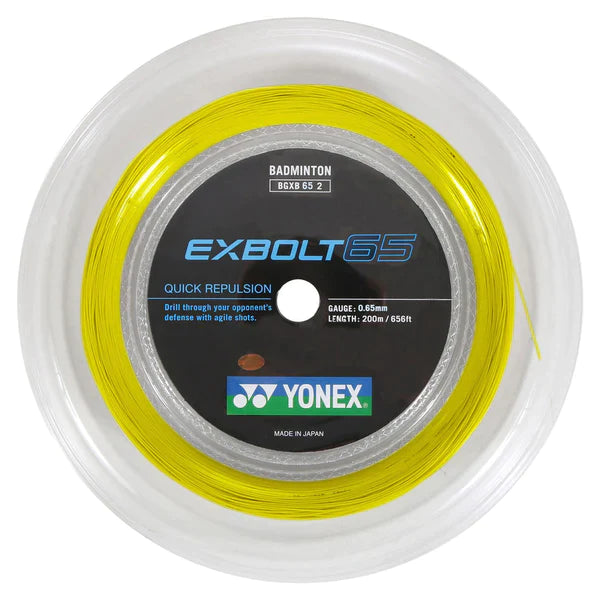 Yonex Exbolt 65 Badminton String (Yellow)