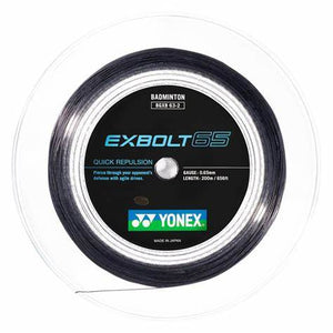 Yonex Exbolt 65 Badminton String (Black)